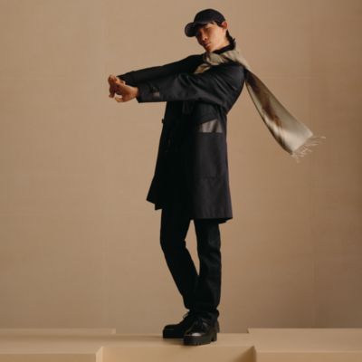 【HERMES】エルメススヌード　男女兼用 スタッズがかっこいい】HERMES 犬用首輪 カーフスキン (HERMES